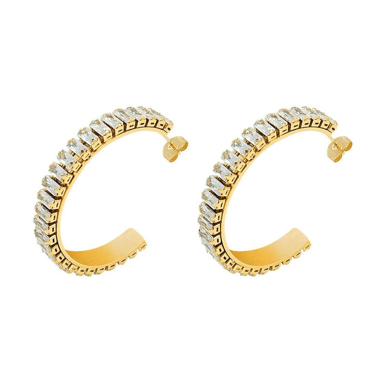 Gold plated Earrings view 6