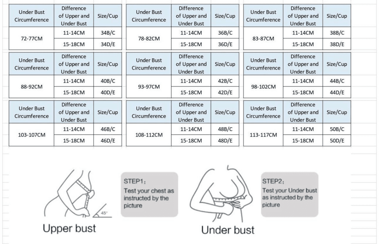 Back Fat Bra in E/F cup view 4