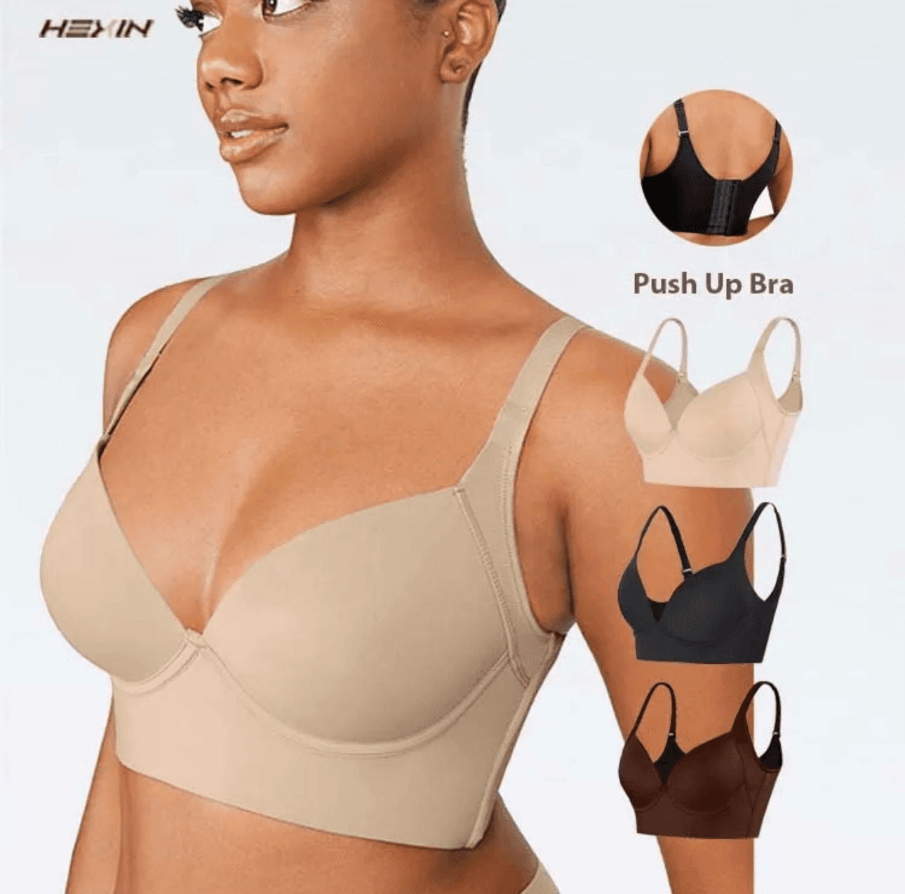 Wider Coverage Back Fat Bra view 4