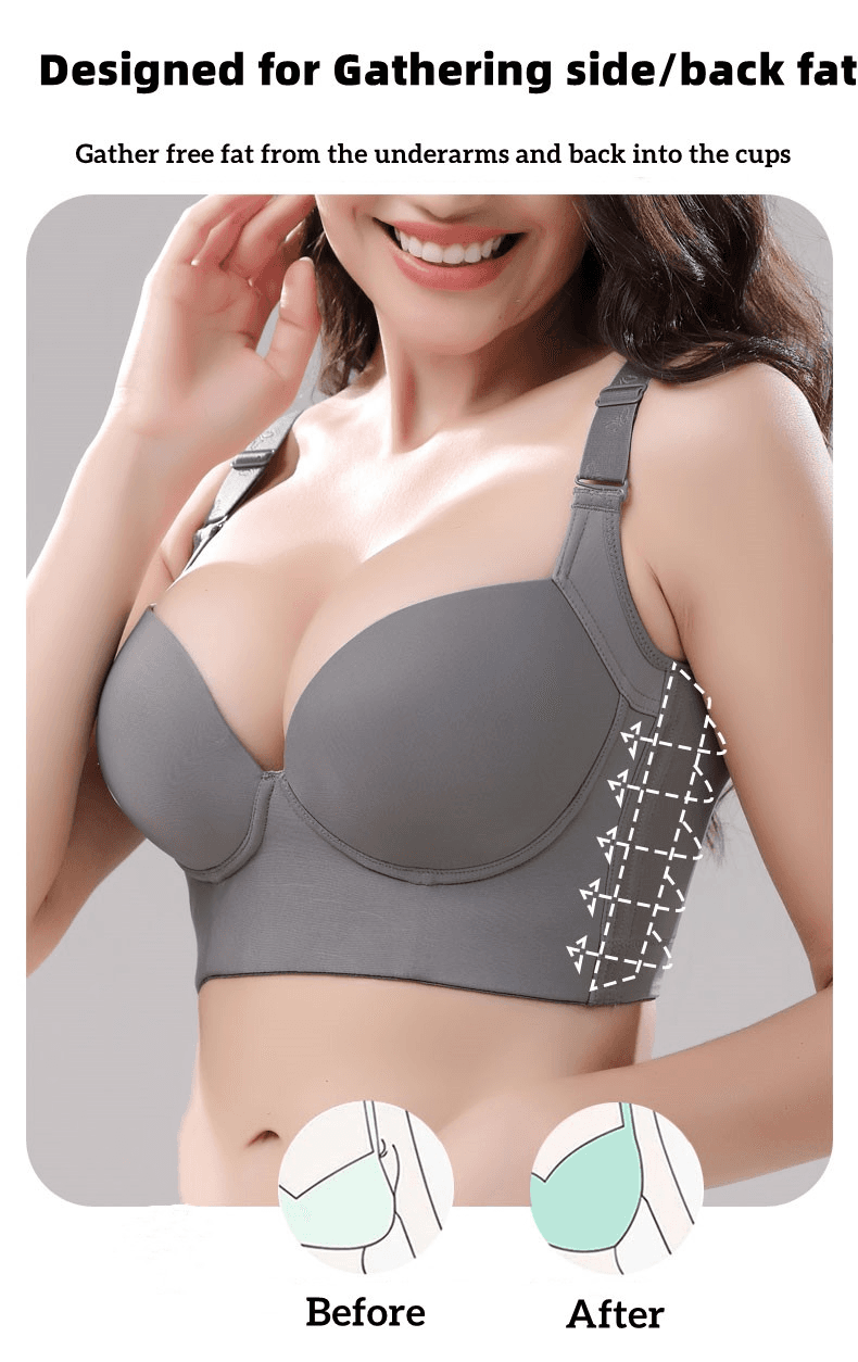 Padded Back Fat Bra in B/C