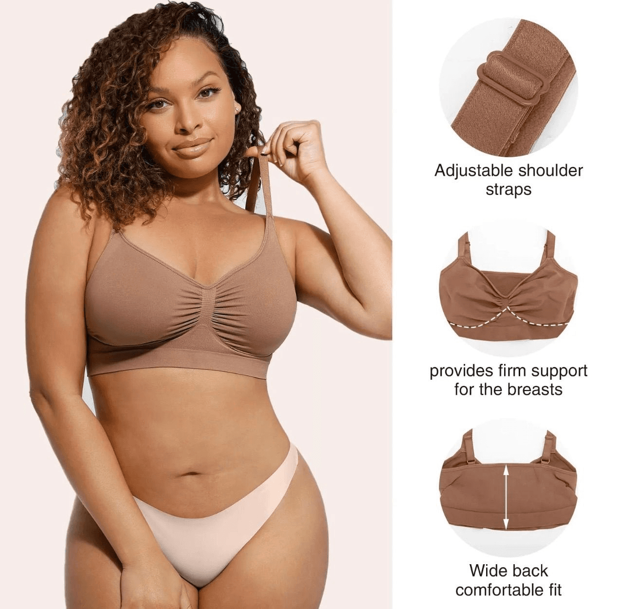 Women Wireless Sport Bra view 9