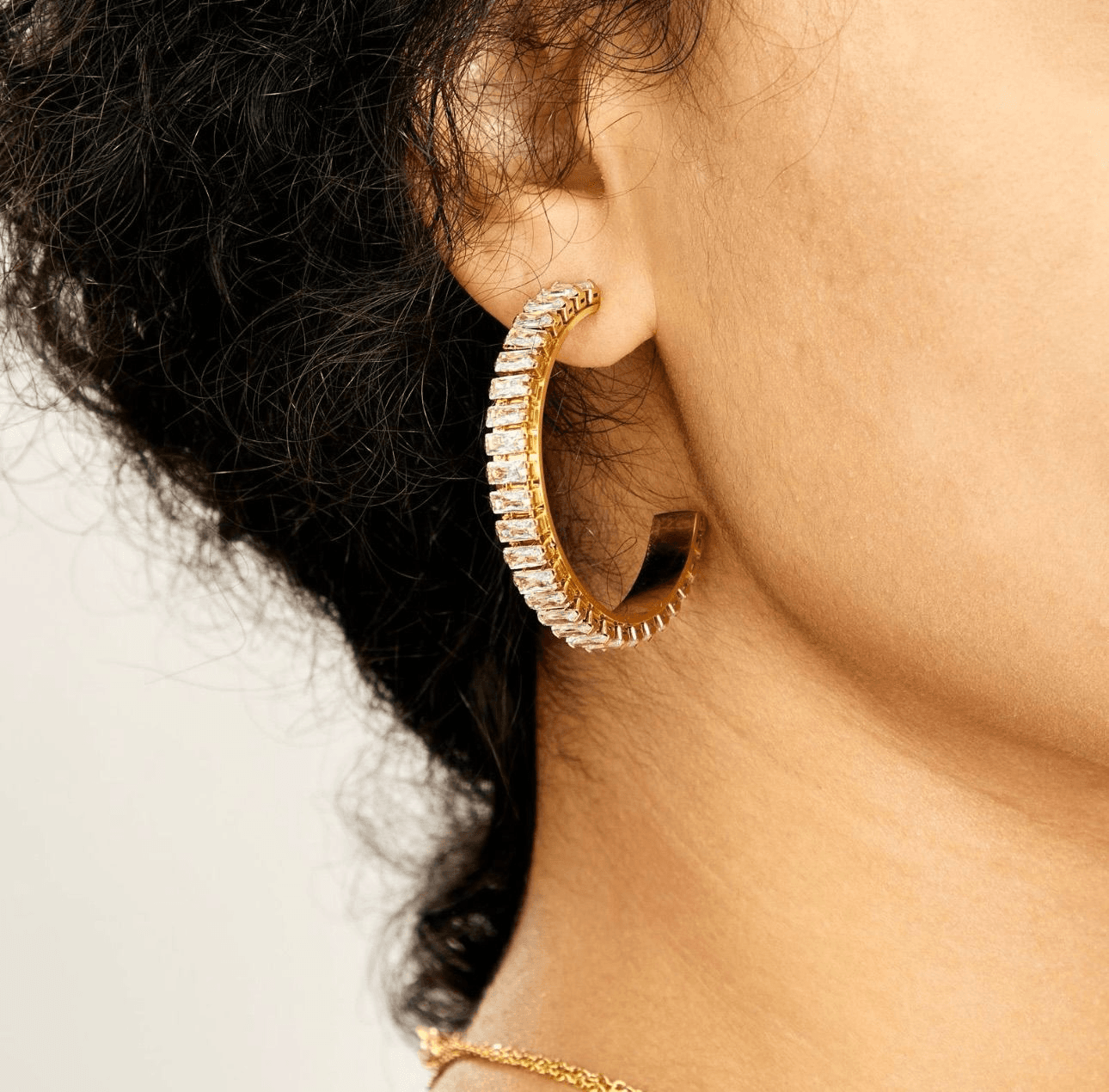 Gold plated Earrings view 7